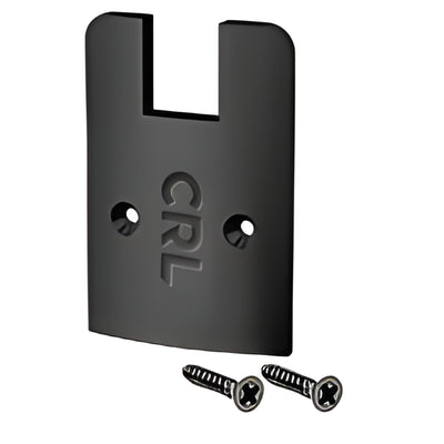 CRL Matte Black Low-Profile Sidelite Rail Cap with Screws Included