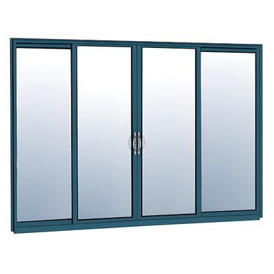 CRL-U.S. Aluminum OXXO Thermal-Break Sliding Door w/ Screen