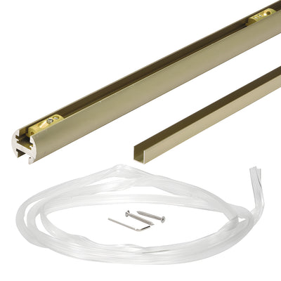 CRL Brushed Bronze 95" EZ-Adjust Shower Door Header Kit