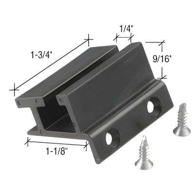 CRL 1/4" Bottom Guide for Cottage Series Sliding Doors (CK/DK)