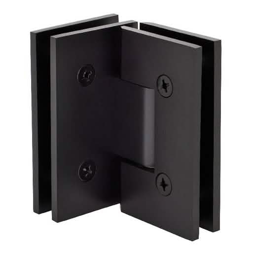 CRL Oil Rubbed Bronze Geneva 092 Glass-to-Glass Hinge, 90° for sleek shower design