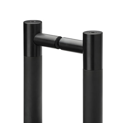Latitude 34 Atlas Back to Back 24" Straight Ladder Pull Black Stainless