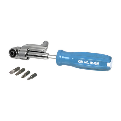 CRL Offset Hex Bit Driver, 4-in-1 Multi-Bit Screwdriver