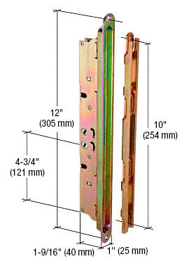 CRL 12" 2-Point Mortise Lock