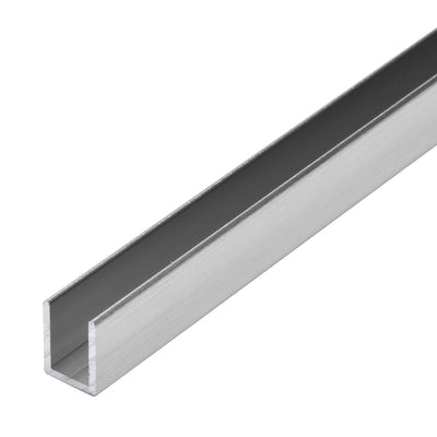 CRL Brushed Anodized 3/8" Fixed Panel Shower Door Deep U-Channel - 95"