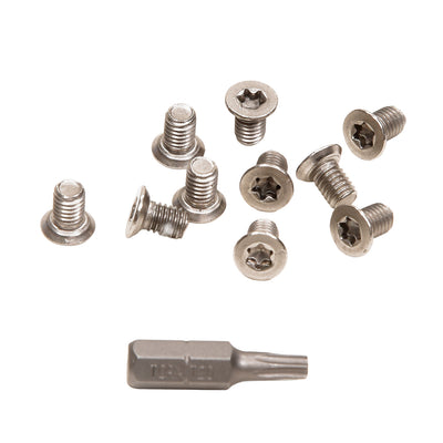 CRL Brushed Nickel Essence® Bottom Track Replacement Screws