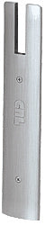 CRL Brushed Stainless End Cap for 10" Square 1/2" Glass Wedge-Lock® Door Rail