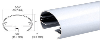 CRL Clear Anodized 350X Series 241" Top Rail