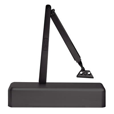 CRL Dark Bronze Adjustable Spring Power Size 1/2 to 4 Surface Mount Door Closer
