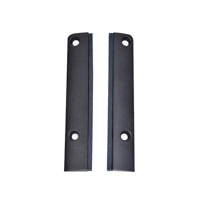 CRL DRX™ 4" Black Bronze Anodized Split Square End Cap with Filler