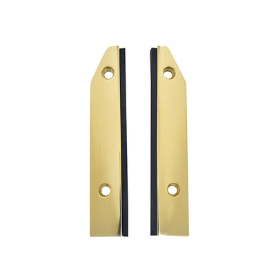 CRL DRX™ 4" Polished Brass Split Tapered End Cap with Filler