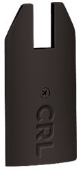 CRL Matte Black End Cap for 4" Tapered 1/2" Glass Wedge-Lock® Door Rail