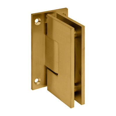 CRL Modern Gold Vienna 037 Series Wall Mount Full Back Plate Hinge
