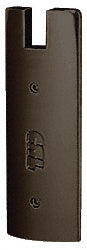 CRL Oil Rubbed Bronze End Cap for 6" Square 1/2" Glass Wedge-Lock® Door Rail