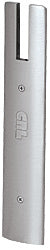 CRL Polished Stainless End Cap for 10" Square 1/2" Glass Wedge-Lock® Door Rail