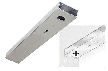 CRL Satin Anodized Custom Length 4-1/2" Single Door Header