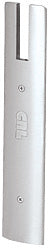 CRL Satin Anodized End Cap for 10" Square 1/2" Glass Wedge-Lock® Door Rail
