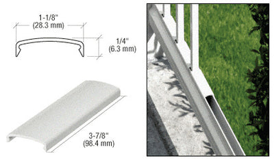 CRL Silver Metallic 100 Series 3-7/8" Picket Spacer
