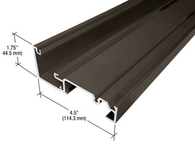CRL-U.S. Aluminum Header, Bronze Black Anodized - 24'-2"