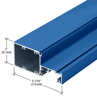 CRL-U.S. Aluminum Intermediate Horizontal Mullion, Custom Paint - 24'-2"