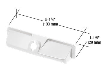 CRL White EntryGard® Plastic Operator Cover