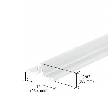 CRL White Series 3606 Lower Track - 144"