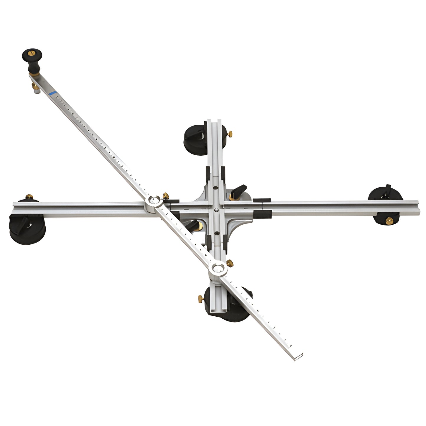 CRL 1550CC manual circle and oval glass cutter with adjustable aluminum bars, 360 swivel head and suction cups.