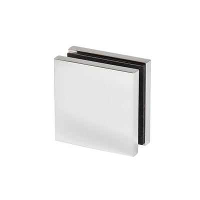 CRL Polished Chrome Zero Glass Clamp for Frameless Shower Doors