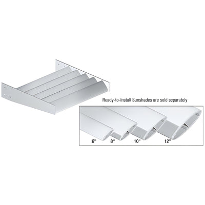 CRL Silver Metallic Airfoil Blade 12 in x 146 in Replacement