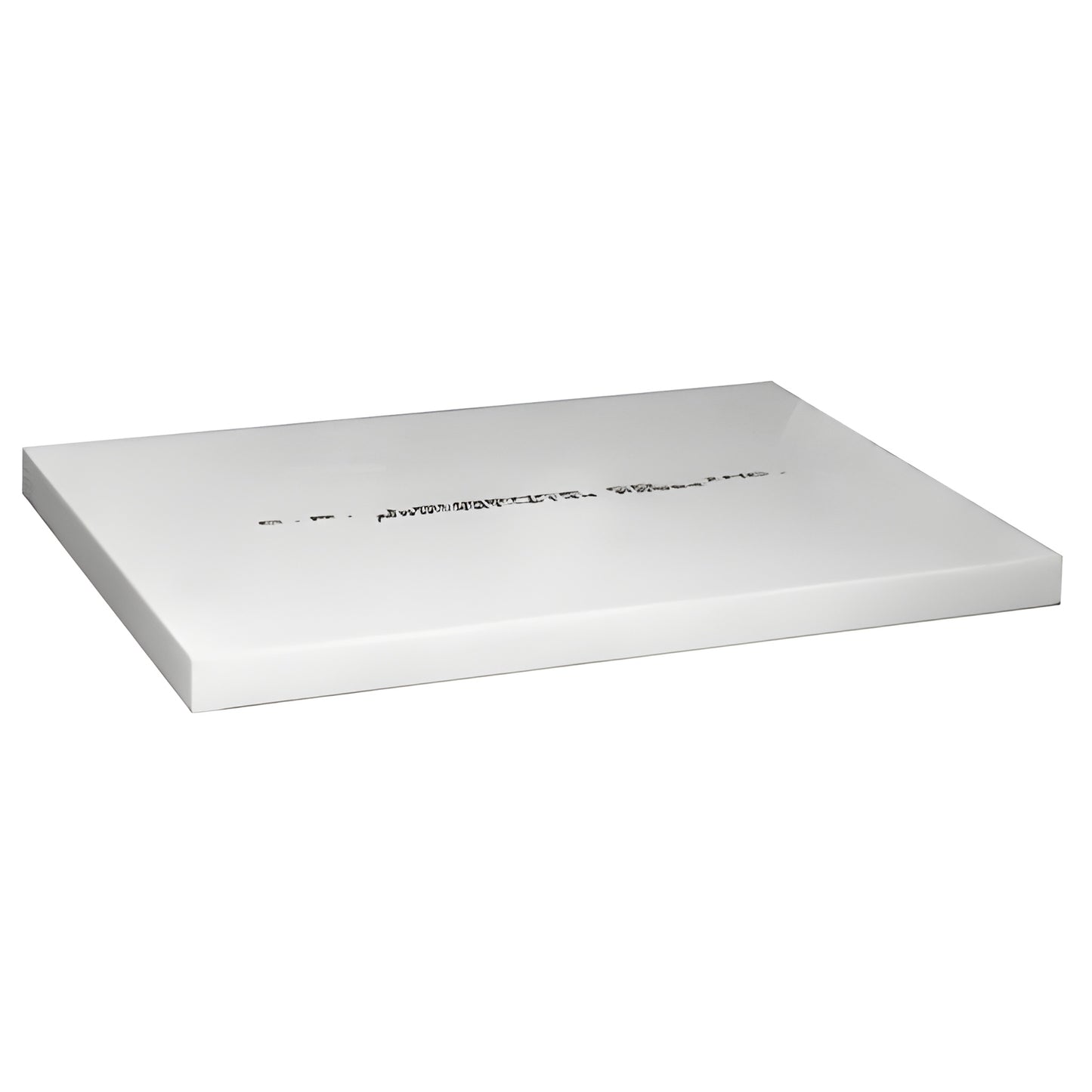 PDSS4 white sharpening stone slab for diamond drills, abrasive rectangular block to dress drills up to 6-inch