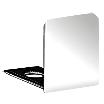 CRL Polished Chrome End Cap for 3/8" Glass U-Channel