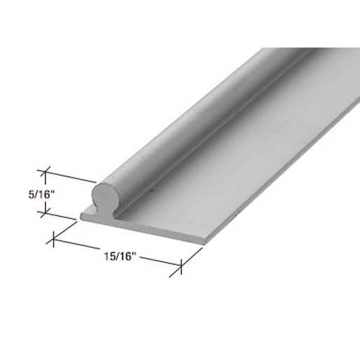 CRL Aluminum 72" Sliding Glass Door Replacement Rail for Smooth, Durable Performance.