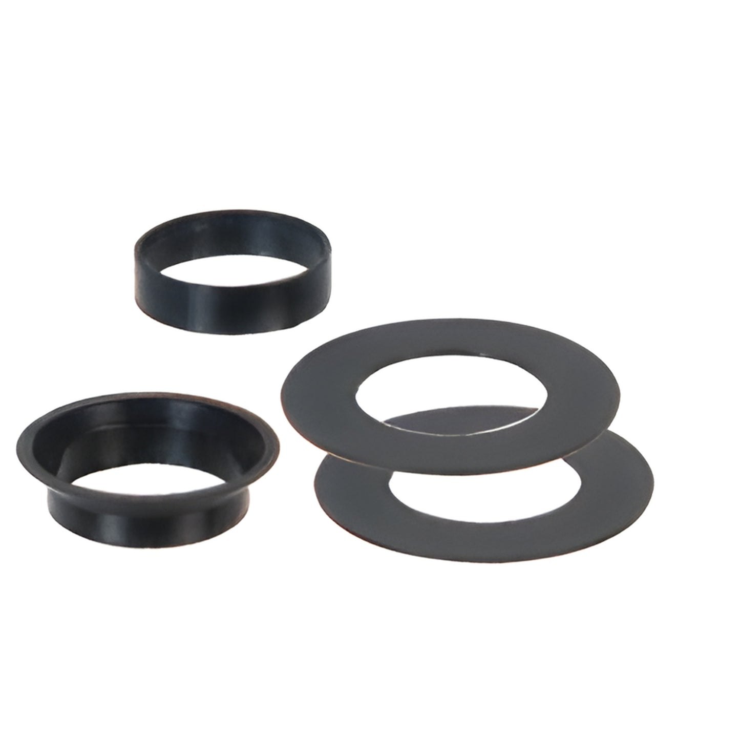 RSF10RW replacement gasket set, black rubber rings for CRL swivel head glass attachments (countersunk and surface-mount)