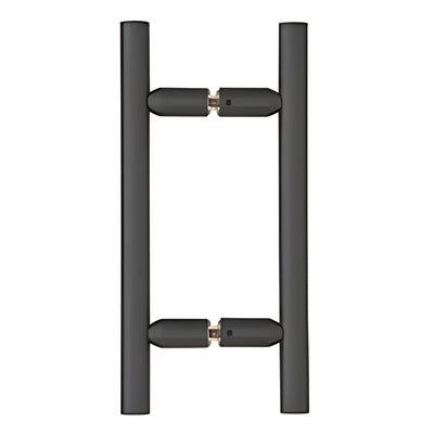 CRL Matte Black 6" Ladder Style Back-to-Back Pull Handle