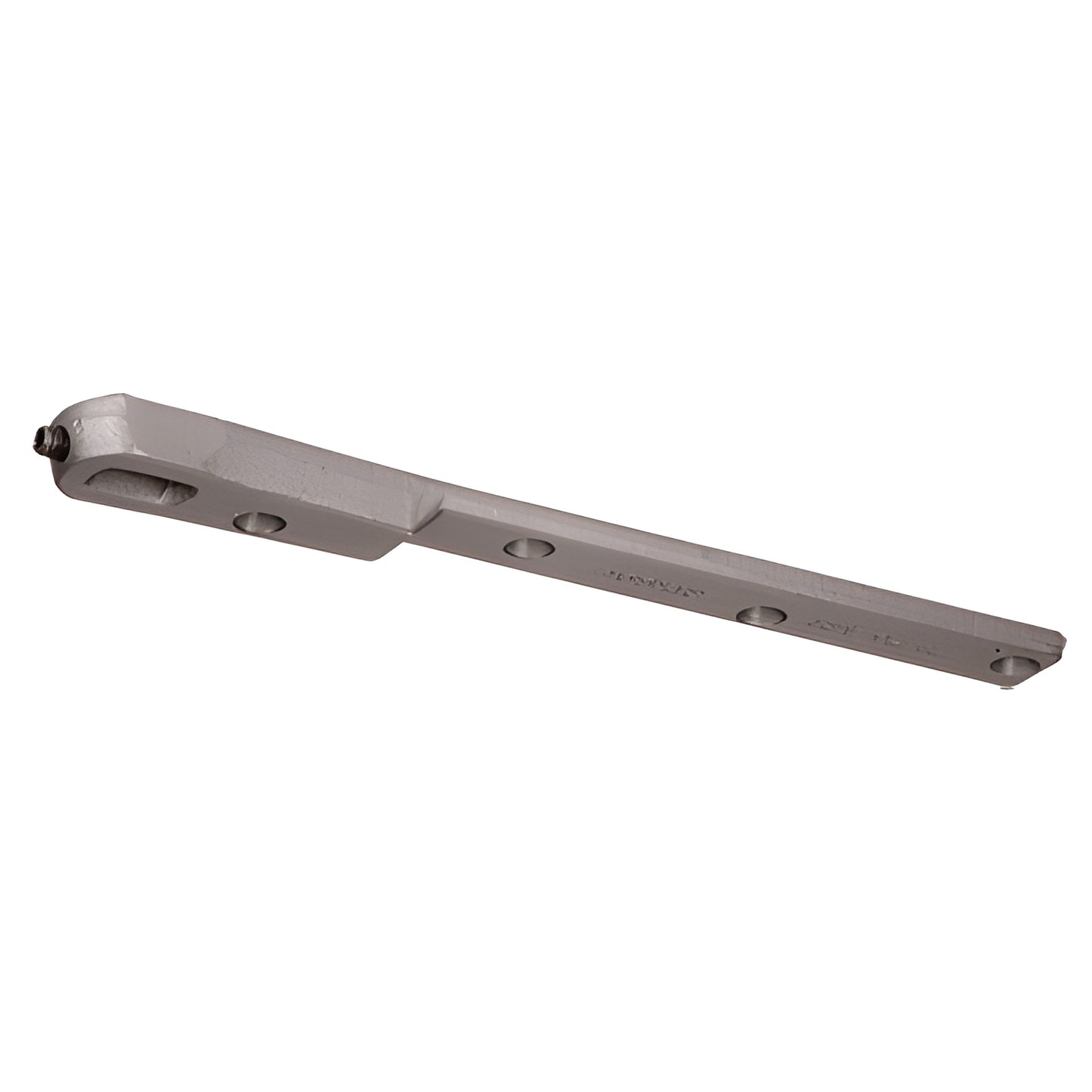 Rixson center-hung concealed bottom arm for 28 Series floor door closer, non-handed, silver finish (SKU 282554)