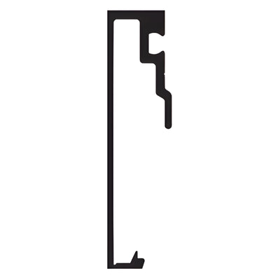 CRL-U.S. 6" Aluminum Face Cap for Structural Silicone Glaze, 24'-2"