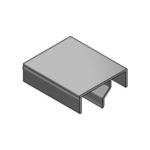 Fallbrook Matte Black Center Pivot Door Frame Filler, 236” Length: Sleek Modern Design