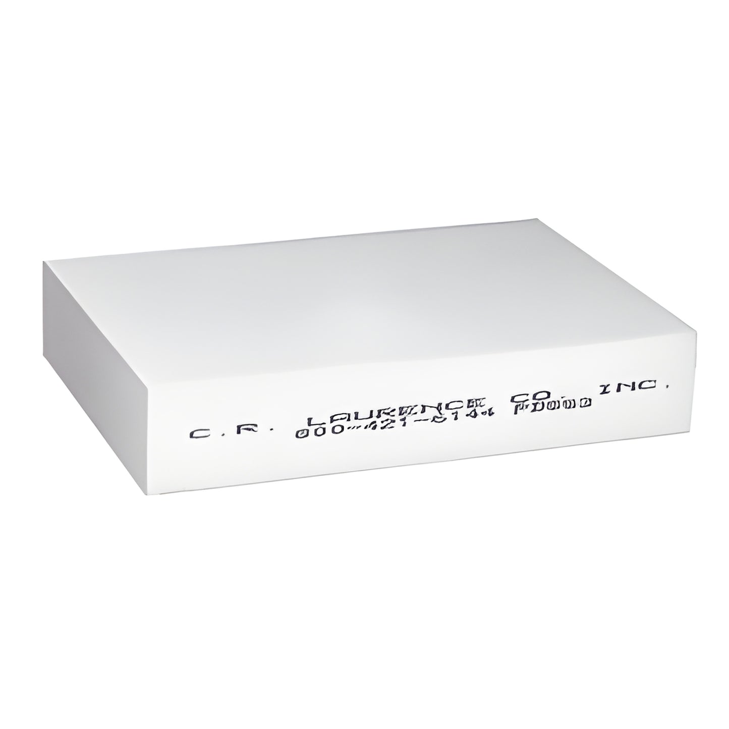 White rectangular 100-grit stone (PDSS3) for sharpening production diamond drills.