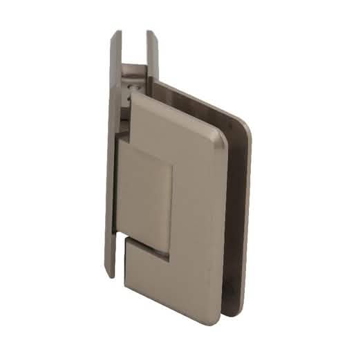 Brushed Bronze Pinnacle 045 Series 135° Glass-to-Glass Hinge - Sleek and Durable Design