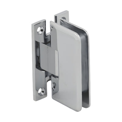 CRL Petite 037 Series Polished Chrome Wall Mount H Back Plate Hinge