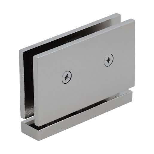 CRL Polished Nickel Senior Cardiff Series Hinge: Durable, sleek design for glass doors.