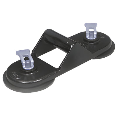 CRL 5" Heavy-Duty Cross-Handle Dual Vacuum Suction Cup 100 lb (45 kg)