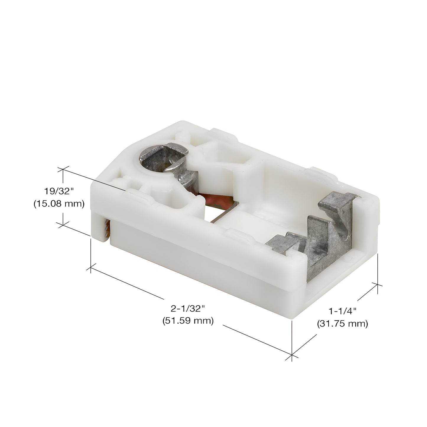 LLS2 white nylon CRL pivot lock shoe with die-cast cam and side locking pads for vinyl windows