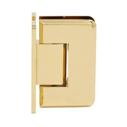 CRL Ultra Brass Pinnacle 037 Series Wall Mount 'H' Back Plate Hinge, elegant and durable