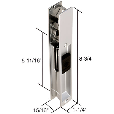 CRL Non-Keyed Door Handle Set 5-11/16" Screw Hole Centers