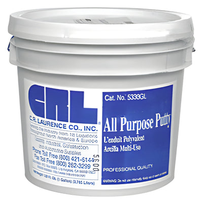 CRL Off-White All-Purpose Putty 3 Gal - Glazing, Paintable