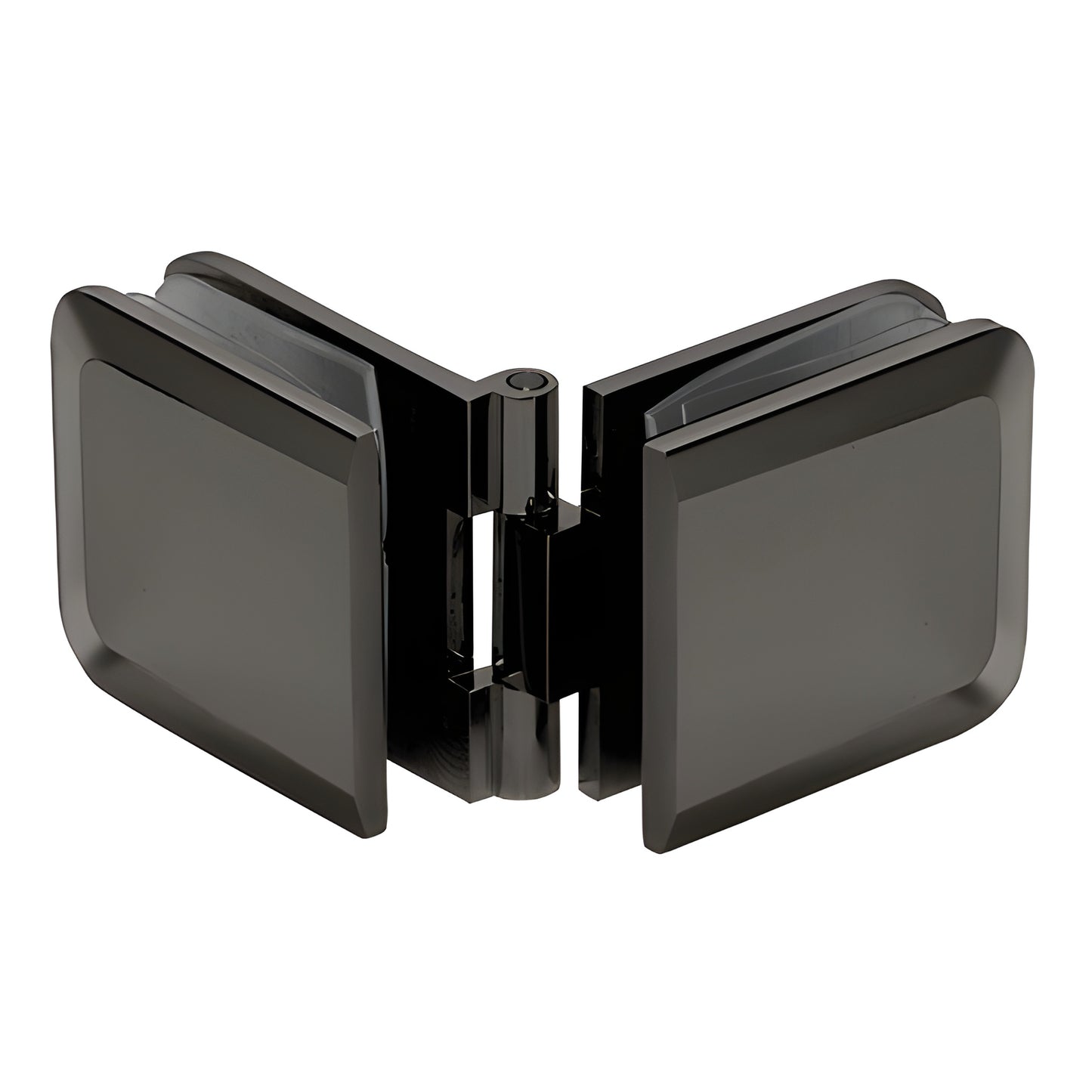 ADJBEV1800RB oil-rubbed bronze adjustable brass glass-to-glass clamp for 8-12mm frameless shower glass