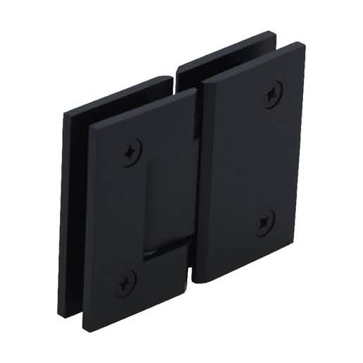 CRL Oil Rubbed Bronze Geneva 180 Glass-to-Glass Hinge for seamless shower doors.