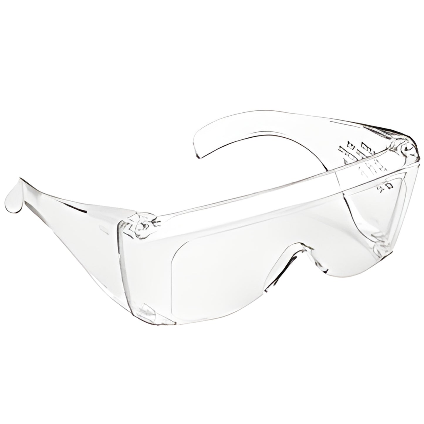 CRL UVS30 clear over-glasses safety spectacles - lightweight UV-absorbing lenses that fit over regular eyeglasses.