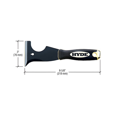 CRL Hyde 8-in-1 Painter's Multi-Tool - Scraper & Putty Knife
